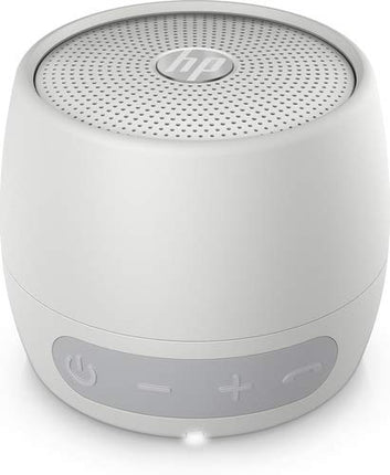 HP 360 Mono Portable Silver Bluetooth Speaker with Built-in Microphone Ip54 Dust and Water Resistance (2D801AA) - Unboxify
