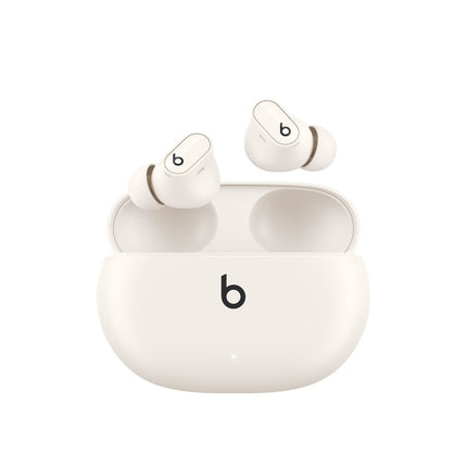Beats Studio Buds + Wireless Bluetooth Noise Cancelling Earbuds, Up to 36H Battery Life, Charging Case, 5 Min Fast Charge for 1H Battery, Sweat Resistance, Apple & Android Compatible - Ivory