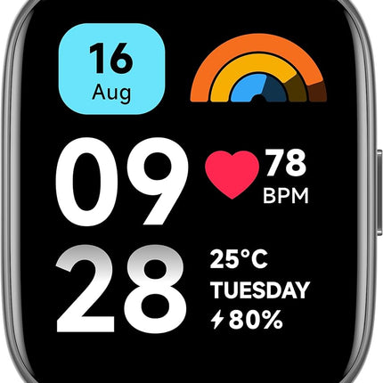 Redmi Smart Watch 3 Active | 1.83 Inch Big LCD Display, 5ATM Water Resistant, 12 Days Battery Life, GPS, 100+ Workout Mode, Heart Rate Monitor, Full Scale Fitness Tracking.