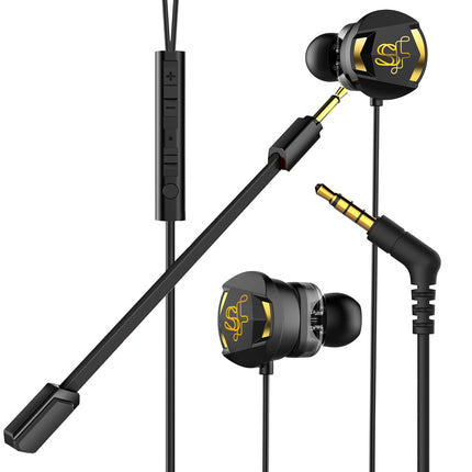 Skyfly Xbot GE100 Wired in Ear Earphones with Mic (Black) - Unboxify