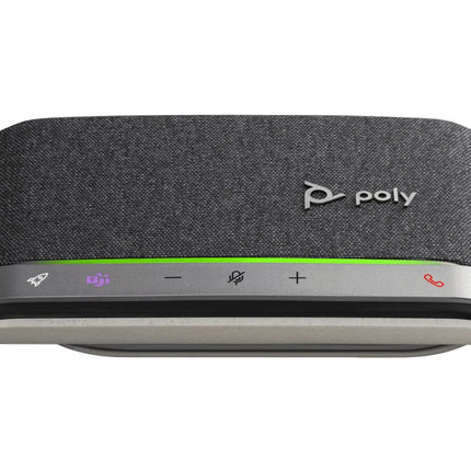 Poly by Plantronics - Sync 20 USB-A Smart Speakerphone. Personal Portable with Noise & Echo Reduction. Connect Mobile via Bluetooth & PC/Mac via USB-A Cable. Works with Teams, Zoom & More (216866-01)