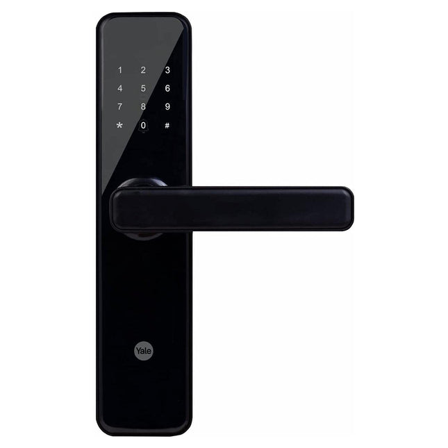Yale YDME 50 Pro, Smart Door Lock with Pincode, RFID Card & Mechanical Keys, Color- Black