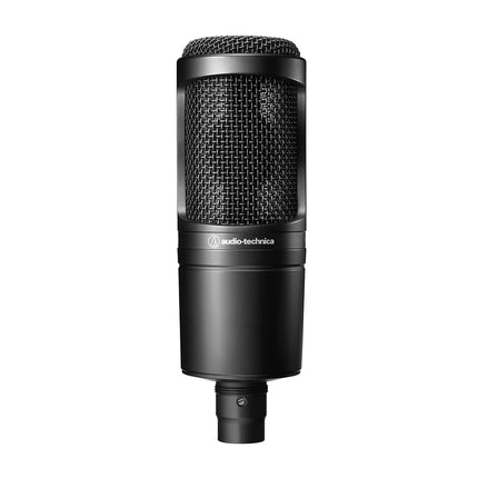 Audio-Technica AT2020 Cardioid Condenser Studio XLR Microphone, Ideal for Project/Home Studio Applications, Black | Project/Home Studio Applications, Black - Unboxify