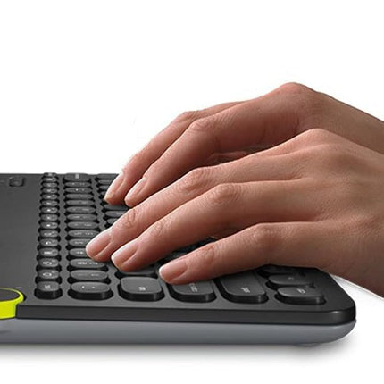 Logitech K480 Multi Device Bluetooth Keyboard (Black) - Unboxify