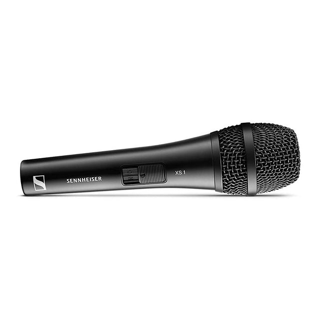 Sennheiser XS1 Dynamic Cardioid Vocal Microphone | Black | On/Off Switch | XLR Output | Includes Mic Clip & Protective Pouch | Ideal for Live Performances, Presentations & Rehearsals