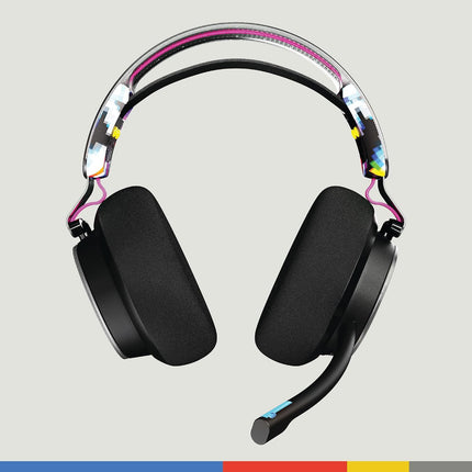 Skullcandy PLYR Wireless Over-Ear Gaming Headset with Mic- 50mm Drivers, Enhanced Sound Perception, AI Noise Cancelling, Dual Connectivity, 24Hr Battery, Xbox PlayStation PC Compatible – Black
