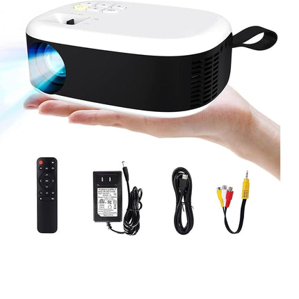 MEGAWISE Andriod 5G WiFi Projector Home 4K Support 1080P Smartphone Full HD Portable Builtin YouTube Other Apps Auto Keystone 4000 Lumens 200" Screen Compatible 4K TV Stick (MP36)