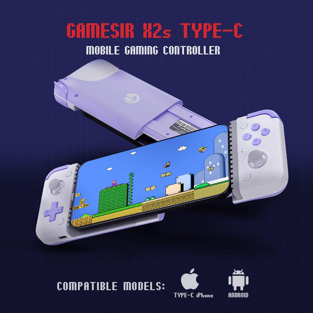 GameSir X2 Type-C Mobile Gaming Controller, Game Controller for Android, Plug and Play Gaming Controller Grip for Samsung Support Xbox Game Pass, xCloud, Stadia, and Vortex and More