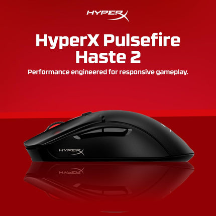HyperX Pulsefire Haste 2 Smartchoice Wireless Gaming Mouse Ultra Lightweight, 61g, 100 Hour Battery Life, 2.4Ghz Wireless, Up to 26000 DPI