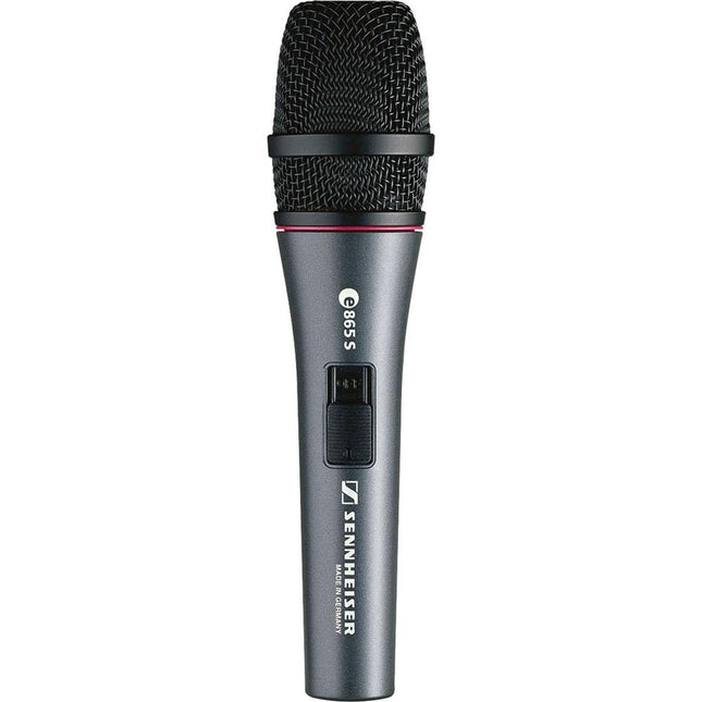 Sennheiser E865S Lead Vocal Condenser Microphone for Vocal Singing, Speech & Pro/Home Recording Studio. Sensitive to every nuances and rugged, ideal for sound reporoduction at home or Live stage