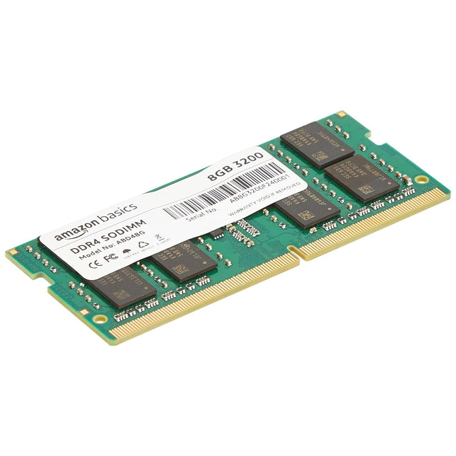 Amazon Basics DDR4 3200 MHz 8 GB Laptop RAM Memory |SO-DIMM Form Factor | High-Speed Performance | Energy Efficient | Easy Installation