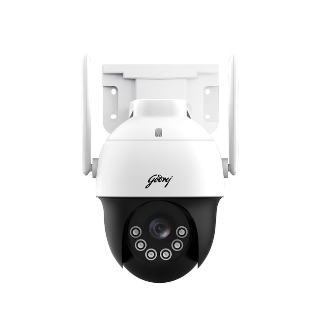 Godrej 3MP Smart 4G Mini PT CCTV Camera | EVE Pro 4G Mini PT | Night Vision | 360° View | AI Human Tracking | Motion Detection | Outdoor Camera | 2-Way Talk | 256GB SD Card Support | Alexa Support