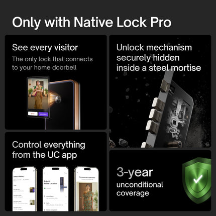 Native Lock Pro by Urban Company (Cosmic Blue) (Replacement Spare Parts/Broken/Can only be used spare parts)