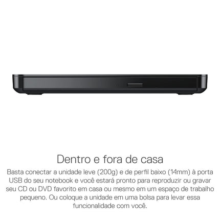 Dell External USB Slim DVD +/-RW Optical Drive- DW316