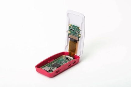Raspberry Pi Zero WH with Case & Camera Cable | 1GHz BCM2835 | 512MB RAM | WiFi & Bluetooth 4.1 | Pre-Soldered 40-Pin Header | Mini HDMI | Micro USB - Unboxify