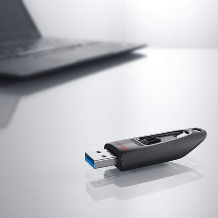 SanDisk Ultra 64GB, USB 3.0, Flash Drive, Upto 130MB/s R, Pendrive, Black, 5Y Warranty (SDCZ48-064G-I35)