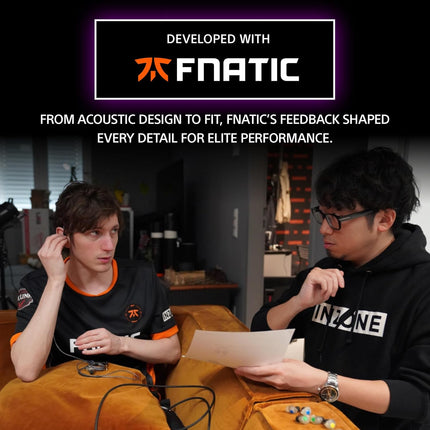 Sony INZONE E9 Wired in-Ear Monitor for Gaming, Sound Isolation | Tuned for FPS Games, Comfortable In-Ear Fit, Low Profile Design, 360 Spatial Sound, Carry Case, Developed with Fnatic Esports