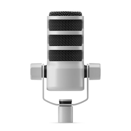 RØDE PodMic Broadcast-quality Dynamic Microphone with Integrated Swing Mount for Podcasting, Streaming, Gaming, and Voice Recording (White)