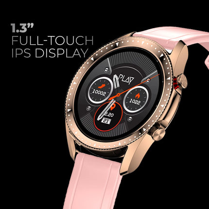 PLAYFIT DIAL 2 ; 1.3” Full Touch IPS Display; Bluetooth Calling; Multiple Exercise Modes; 24-Hour Heart Rate Monitor; IP67 Water Protection