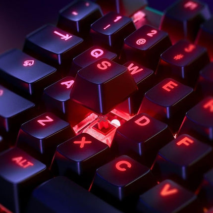 SteelSeries Apex 7 Tkl Compact Mechanical Gaming Keyboard Oled Smart Display Usb Passthrough & Media Controls Linear & Quiet Rgb Led Backlit, Black