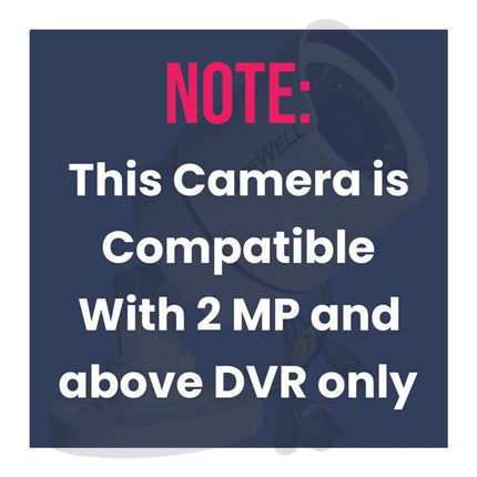 HIKVISION 2Mp Indoor Wired Color Camera for Dvr Ds-2Ce5Ad0T-Itp Eco Bnc/Dc, White - 1080P