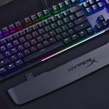 HyperX Alloy Mkw100 Mechanical Gaming Keyboard, Dynamic RGB Lighting, Onboard Memory to Save Lighting Profiles, Dust-Proof Mechanical Switches (4P5E1Aa#Aba), Wired, Black