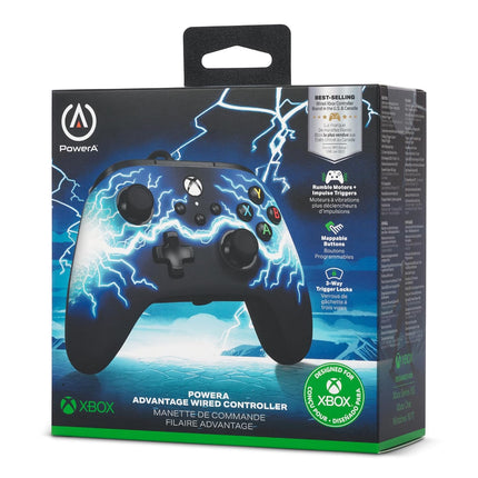 PowerA Advantage Wired Gaming Controller for Xbox Series X/S, Xbox One, PC, Windows 10/11 (Officially Licensed)