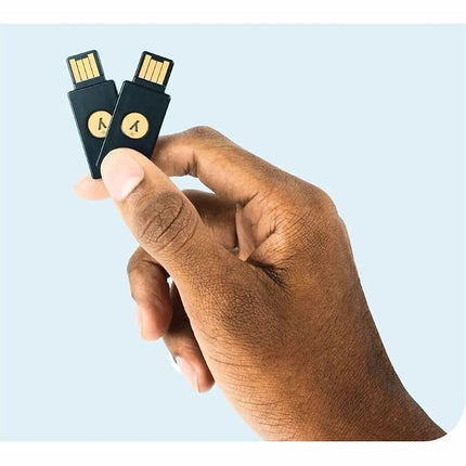 Yubico - Security Key NFC - Black - Two-Factor authentication (2FA) Security Key, Connect via USB-A or NFC, FIDO U2F/FIDO2 Certified