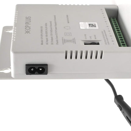 CP Plus CP-DPS-PD08-12D 12V 10Amp 8 Channel Fiber SMPS (Switched-Mode Power Supply) for CCTV Security Surveillance Camera Power Supply