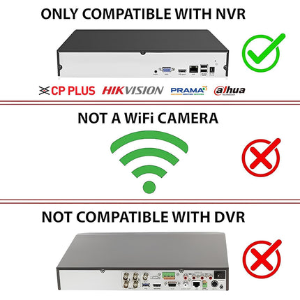 CP Plus 8MP Dual Light Dome Camera, IR Range of 30 Mtr., Warm Light Range of 30 Mtr, PoE, IP67, Support Built-in Mic, DWDR, Day/Night (ICR), Instastream, H.265, H.264, MJPEG [CP-UNC-DA81L3C-LQ]