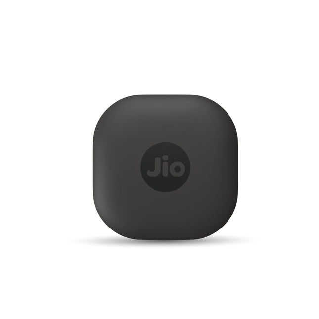 JioTag Go for Android (Black) Worldwide Tracker, Pair with Google Find Hub app for Keys, Luggage, Bikes, Purses etc. Inside & Outside Bluetooth Range, No SIM/subscriptions Required, 1+1 Year Battery