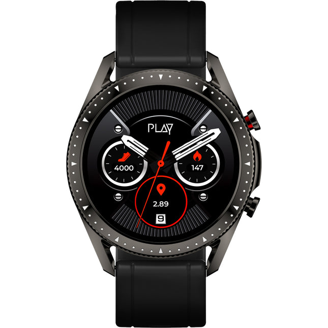 PLAYFIT DIAL 2 ; 1.3” Full Touch IPS Display; Bluetooth Calling; Multiple Exercise Modes; 24-Hour Heart Rate Monitor; IP67 Water Protection