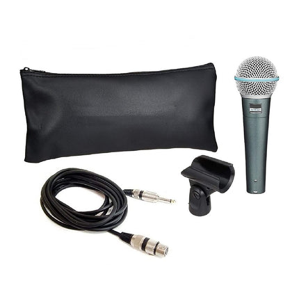 Hybite Beta-58A Dynamic Cardioid XLR Microphone, Pack of 1