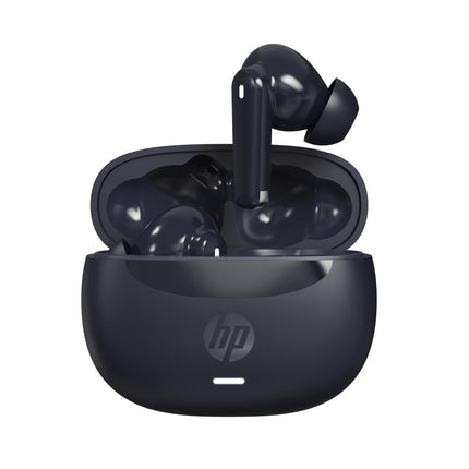 HP H150 Wireless Earbuds, Compatible with Tablets, Smartphones, PCs, and Other Devices with Bluetooth,Noise-Reduction,Water Resistant Design,Black,0.036kg - Unboxify