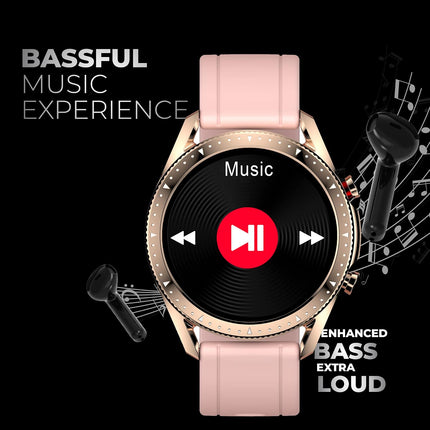 PLAYFIT DIAL 2 ; 1.3” Full Touch IPS Display; Bluetooth Calling; Multiple Exercise Modes; 24-Hour Heart Rate Monitor; IP67 Water Protection