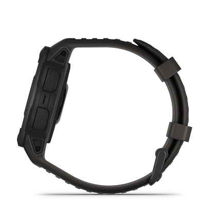 Garmin Instinct 2, Graphite Smartwatch, Built-in Sports Apps and Health Monitoring, Ultratough Design Features, Graphite