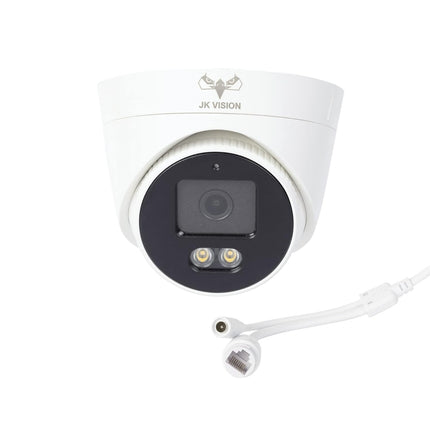 JK Vision 4MP CCTV IP Camera Full Set, 2 Bullet,2 Dome, 4 Channel NVR, 4 Port JK Vision POE, 1TB Hard Disk, Cat6 Cable 100 Meter, 8 RJ45