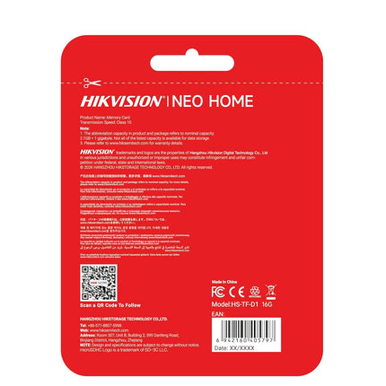 HIKVISION Extreme 16GB microSDXC Memory Card Class 10, V30 | 92MB/s Read, 15MB/s Write Speed | Compitable with Smartphones, Camera, CCTV | Drop Protection | Memory Card | 3 Yrs Warranty.