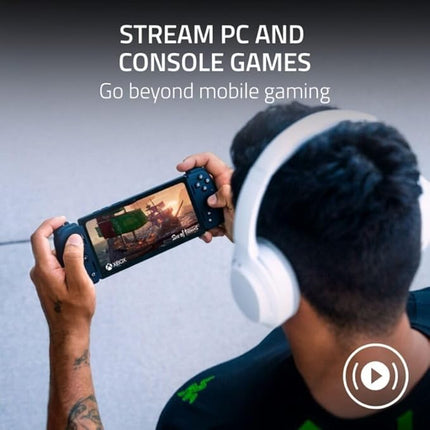 Razer Kishi V2 Pro Mobile Gaming Controller for Android: HyperSense Haptics-Universal Fit-Stream PC & Console Games-Play Touchscreen Only Games-Compatible w/Samsung Galaxy & Google Pixel-RZ06-04580100