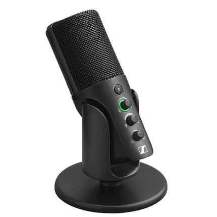 Sennheiser Profile USB Microphone with Table Stand | Plug & Play Design, for Podcasting & Streaming | Cardioid Condenser Capsule | 1.2m USB-C Cable Included | Black (700065)