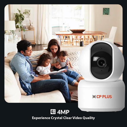 CP PLUS 4MP Quad HD Smart Wi-Fi CCTV Camera for Home CP-E45Q - Unboxify