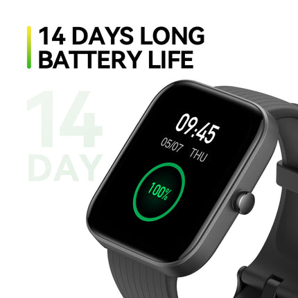 Amazfit Bip 3 Pro Smart Watch for Men, GPS, 14-Day Battery Life, Activity Fitness Tracker with 60+ Sports Modes, Water Resistant, Sleep & Heart Rate Monitor, for Android Phone & iPhone