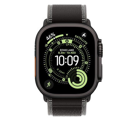 Apple Watch Band - Trail Loop - 49mm - Black/Charcoal - S/M