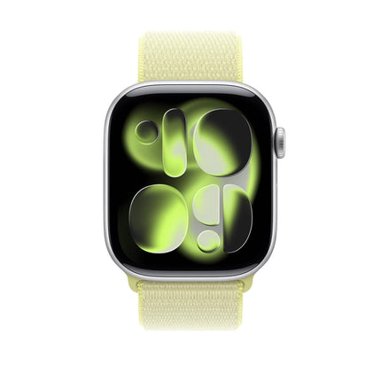 Apple Watch Band - Sport Loop - 46mm - Neon Yellow - One Size (Fits Most)