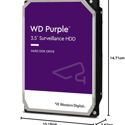 WD Western Digital Wd Purple 1Tb Surveillance Hard Drive (Wd10Purz, Sata 6 0 Gb)