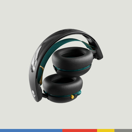 Skullcandy Grom Over-Ear Wireless Headphones for Kids, Volume-Limiting to 85dB + 45Hr Playtime + Rapid Charge Override Function, Adjustable Headband Strap & Collapsible Design- Black