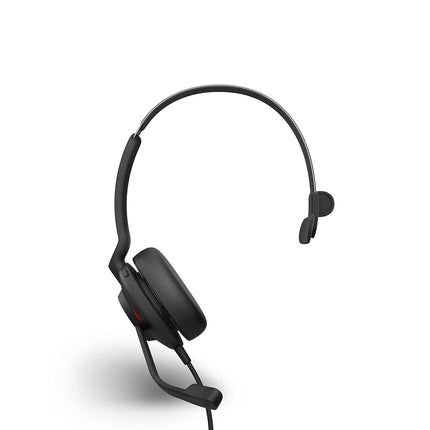 Jabra Evolve2 30 SE Wired Mono Noise-Cancelling Headset - Features 2-Mic Call Technology and USB-C Cable - Works with All Leading Unified Communications Platforms Such as Zoom and Google Meet - Black