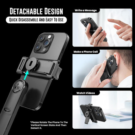 WeCool S8 AI-Powered Selfie Stick for Mobile, Auto Face Tracking Tripod with 360° Auto Rotating Selfie Stick, 64-inch/163 cm Long Aluminum Extension for Mobile & Camera with Quad-Leg Stability - Unboxify