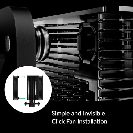 ARCTIC Freezer 36 A-RGB (Black)- CPU Cooler with Push-Pull, Two Pressure-optimised 120 mm P Fans and ARGB Lighting, Fluid Dynamic Bearing, 200–2000 RPM, 4 Heatpipes, incl. MX-6 Thermal Compound