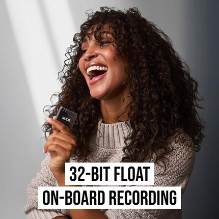 Rode Wireless GO (Gen 3) – Compact Wireless Mic – Pristine Audio, 32-Bit Float Recording, Automatic Level Control, for Phones, Cameras and Computers